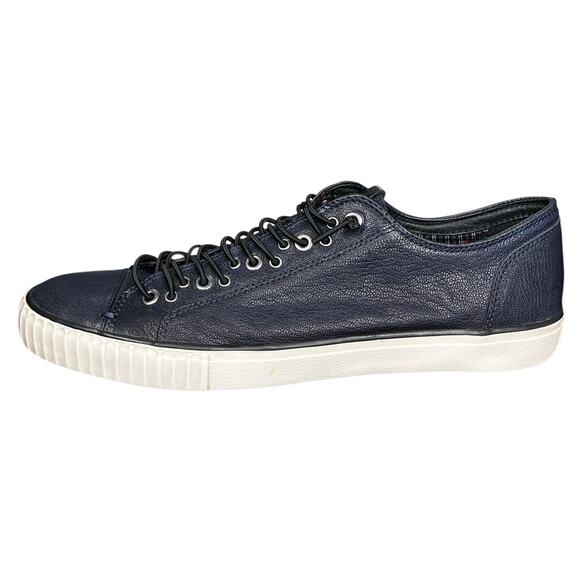 John Varvatos Bootleg Men’s Low Top Blue leather Sneakers Size US 12 main image 5